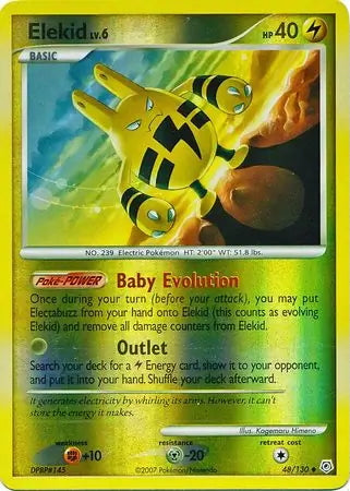 Diamond & Pearl Elekid #48/130 reverse holo